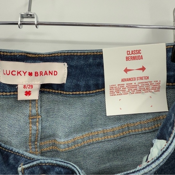 Lucky Brand Classic Bermuda Cut Off Denim Short 
S Size 8/29 - Picture 5 of 11